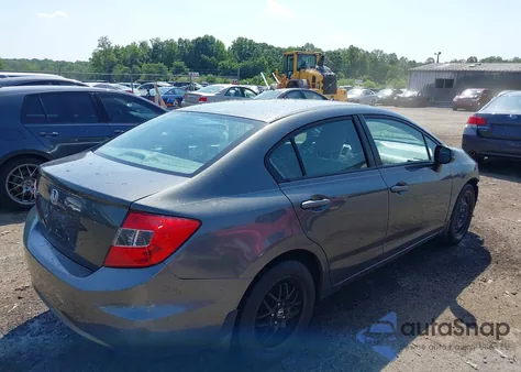 2012 Honda Civic Lx from USA, damaged, VIN 2HGFB2F50CH308239